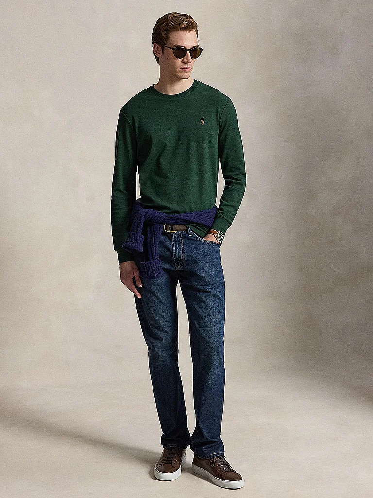 Vêtements Polo Ralph Lauren T shirt coupe ajustée en coton doux 7107 pour Homme - vue 4